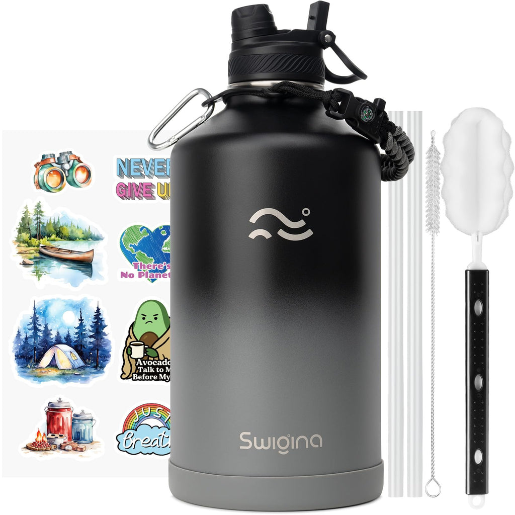 Insulated Water Bottle with Silicone Boot (36hrs Cold/18hrs Hot)