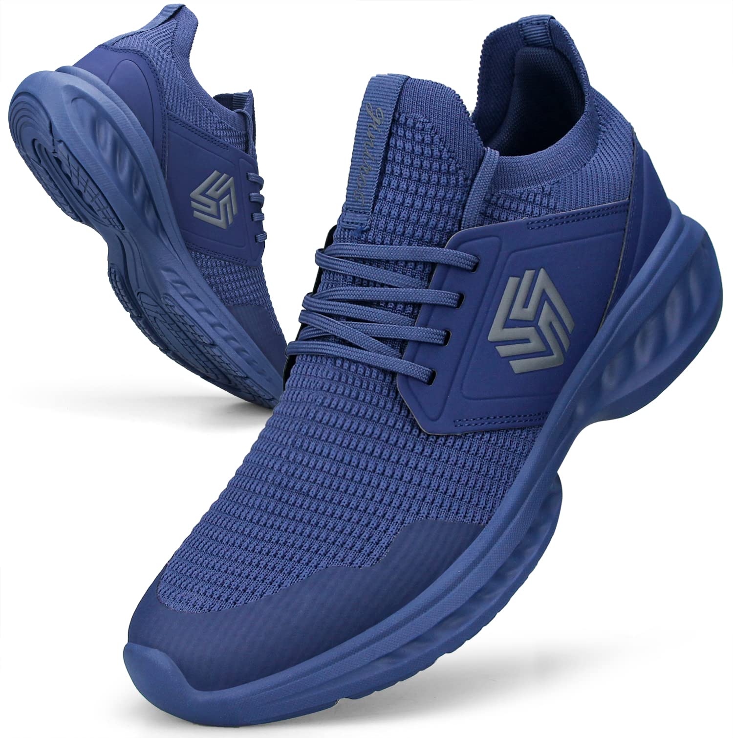 Mens Slip On Walking Shoes Non Slip Running Shoes Breathable
