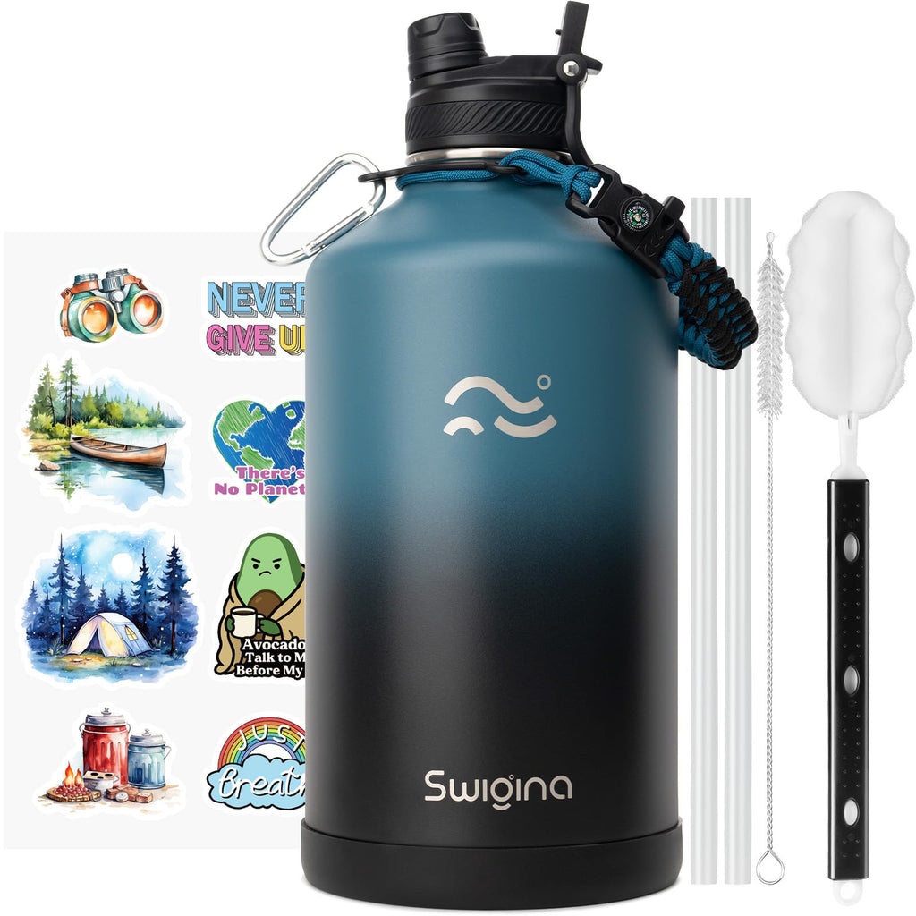 Insulated Water Bottle with Silicone Boot (36hrs Cold/18hrs Hot)