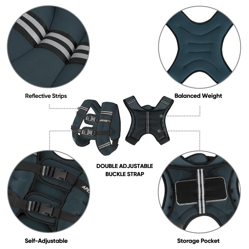 Weighted Vest Men Women, Weight Vest for Women Workout Equipment for Strength Training Running