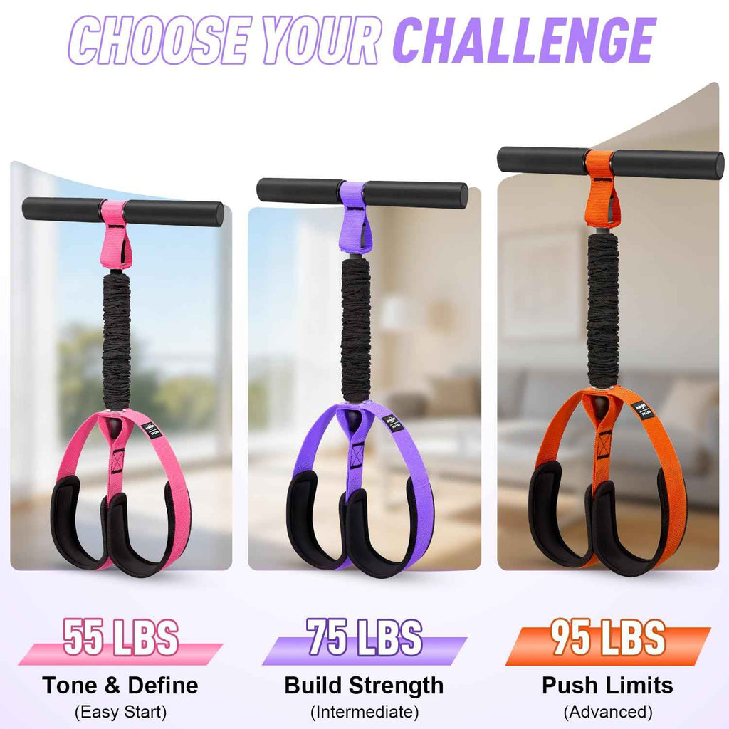 2026 Upgraded Durable Pedal Resistance Band with Handle, Physical Therapy