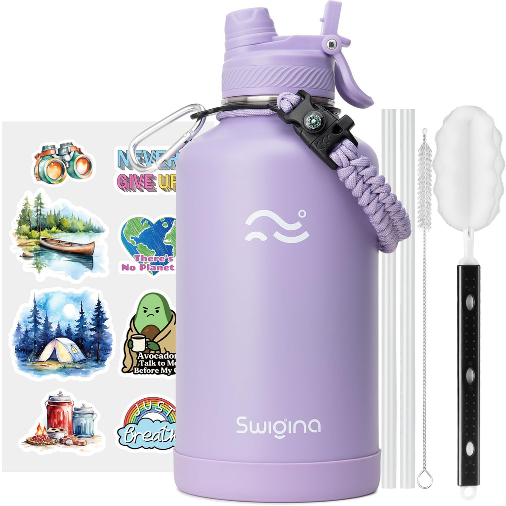 Insulated Water Bottle with Silicone Boot (36hrs Cold/18hrs Hot)