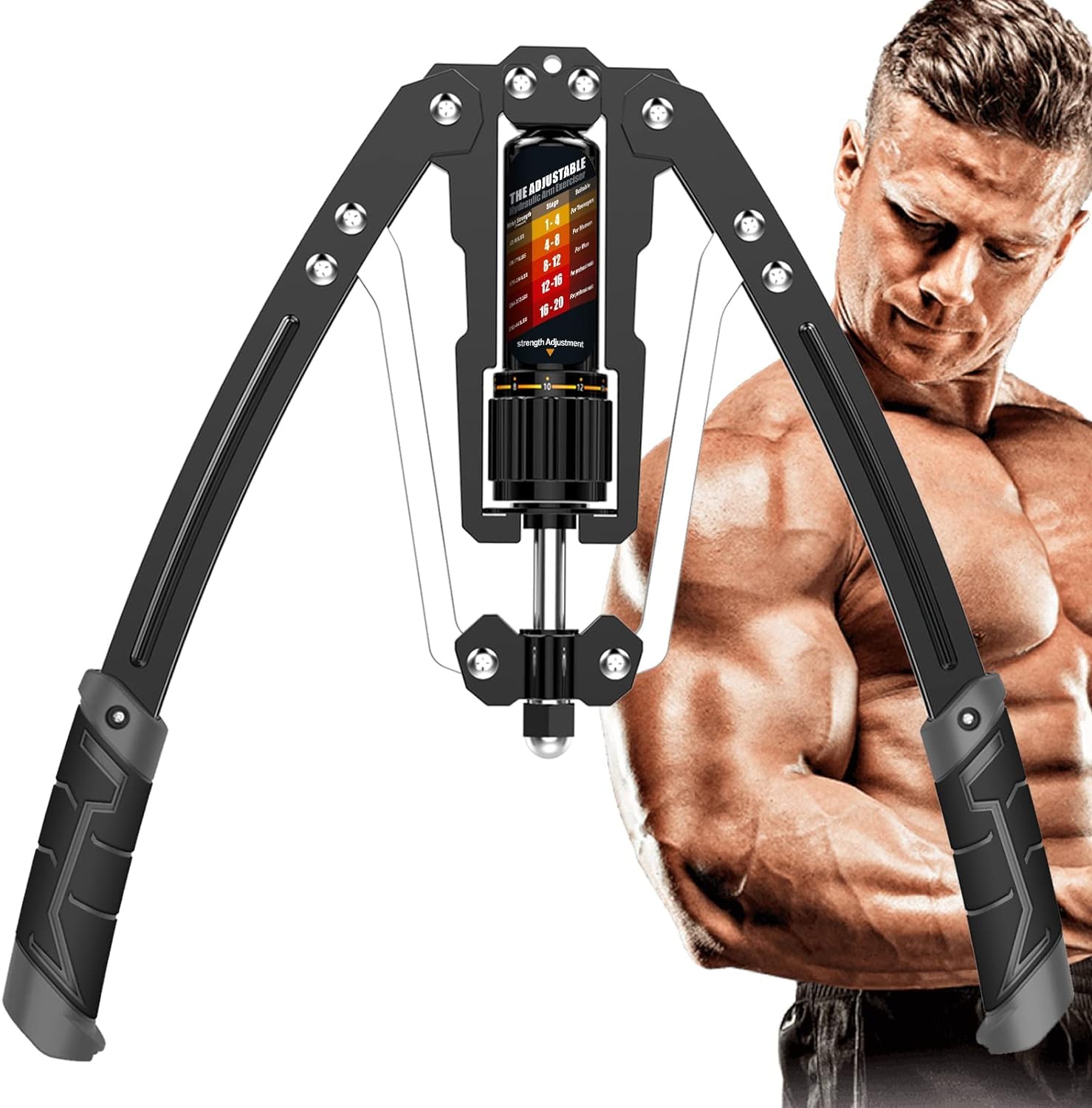 Twister Arm Exerciser - Adjustable 22-440lbs Hydraulic Power,Muscle Training Fitness Equipment, Arm Enhanced Exercise