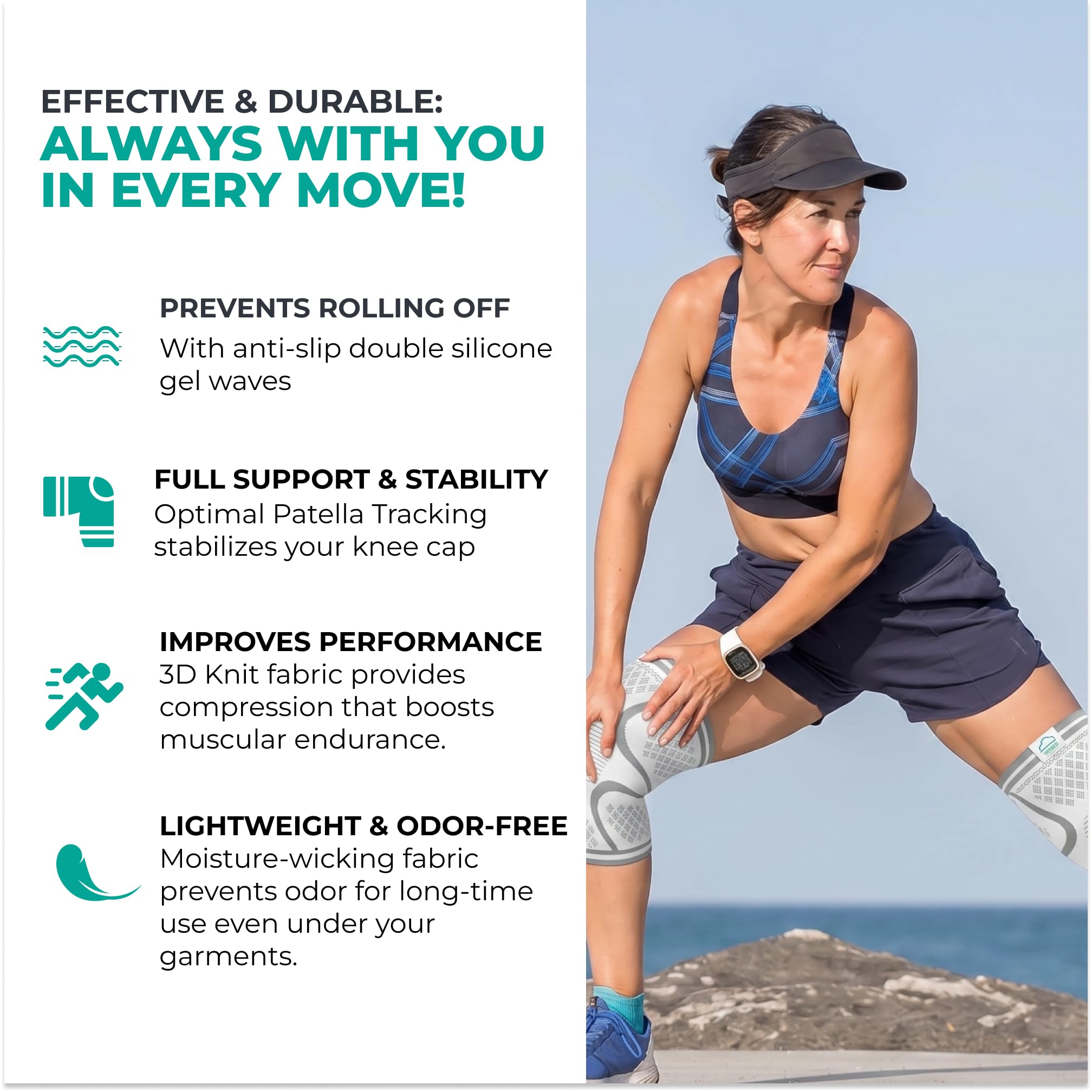 Compression Knee Brace for Women & Men