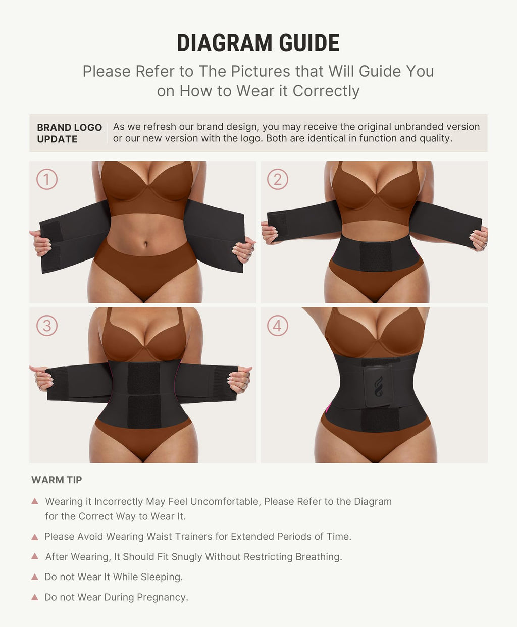Waist Trainer Belt Waist Cincher Trimmer Ab Belt Tummy Control Body Shaper