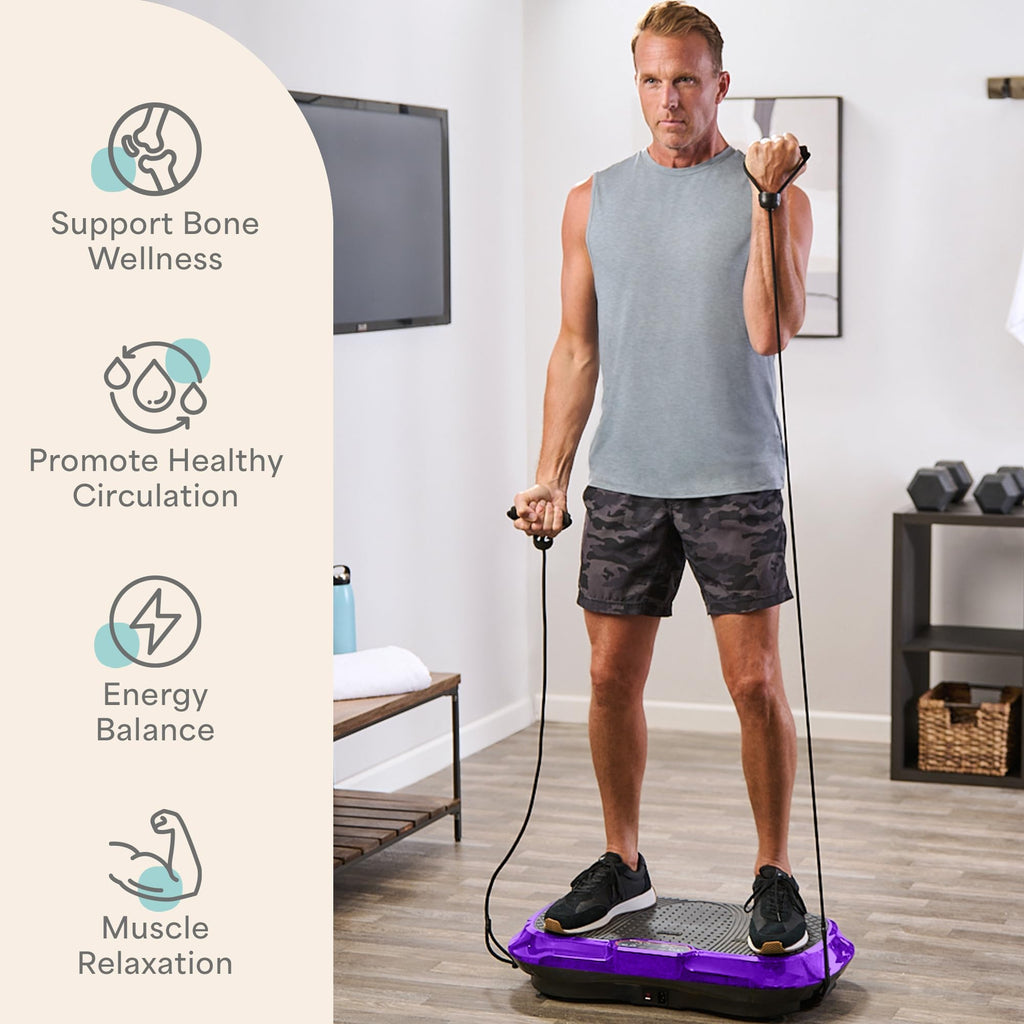 Waver Vibration Plate Exercise Machine – High-Intensity Vibration– Fitness Equipment for Strength & Toning