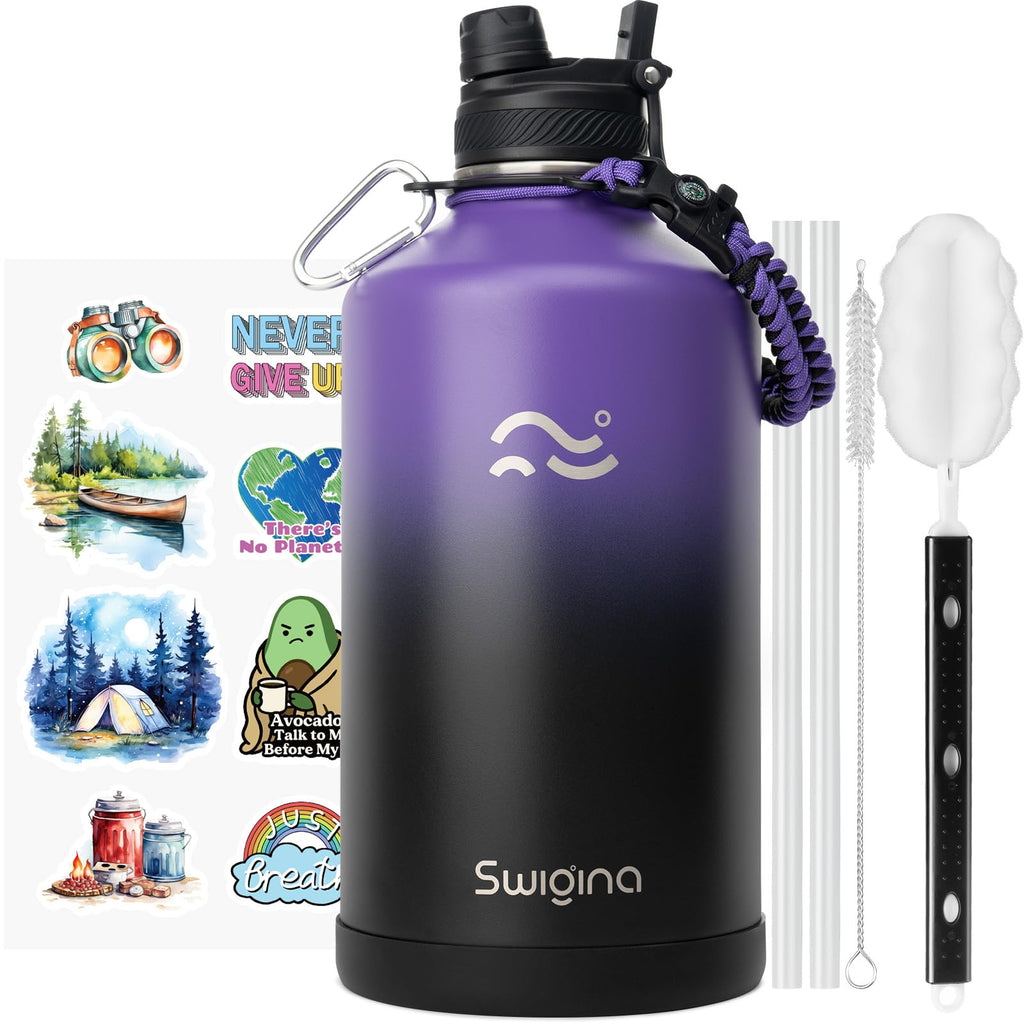Insulated Water Bottle with Silicone Boot (36hrs Cold/18hrs Hot)