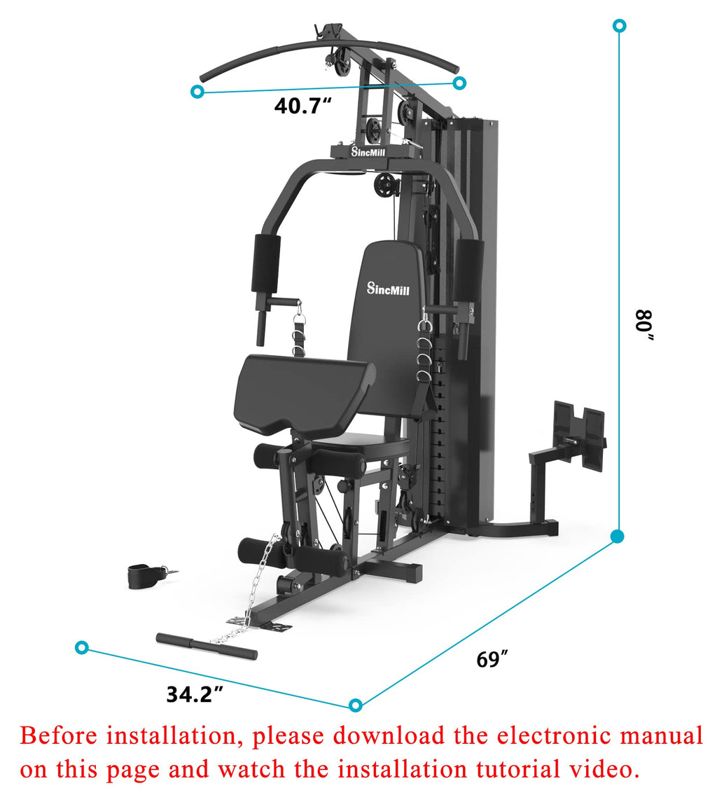 Home Gym Multifunctional Full Body Workout Equipment for Home Exercise Fitness