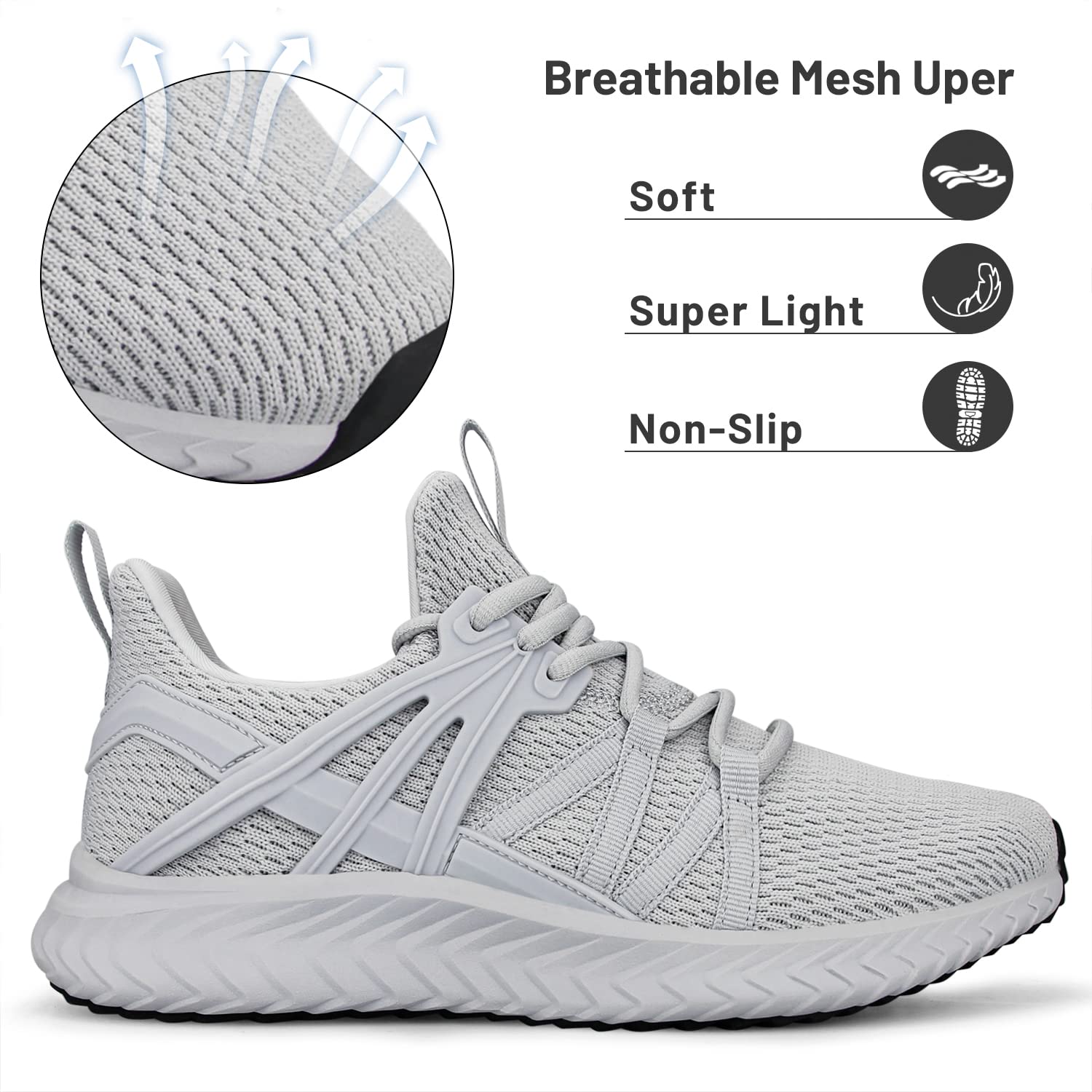 Womens Slip On Sneakers  Walking Tennis Shoes
