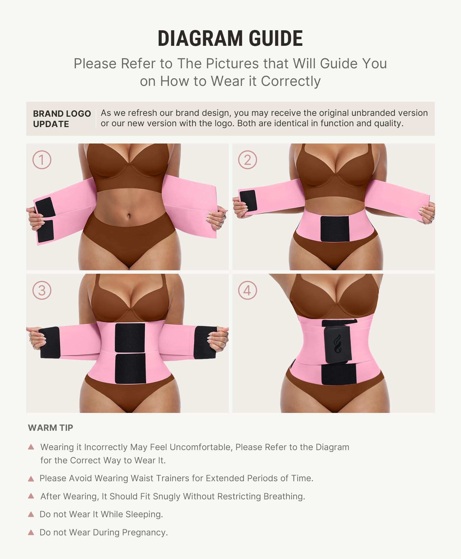 Waist Trainer Belt Waist Cincher Trimmer Ab Belt Tummy Control Body Shaper