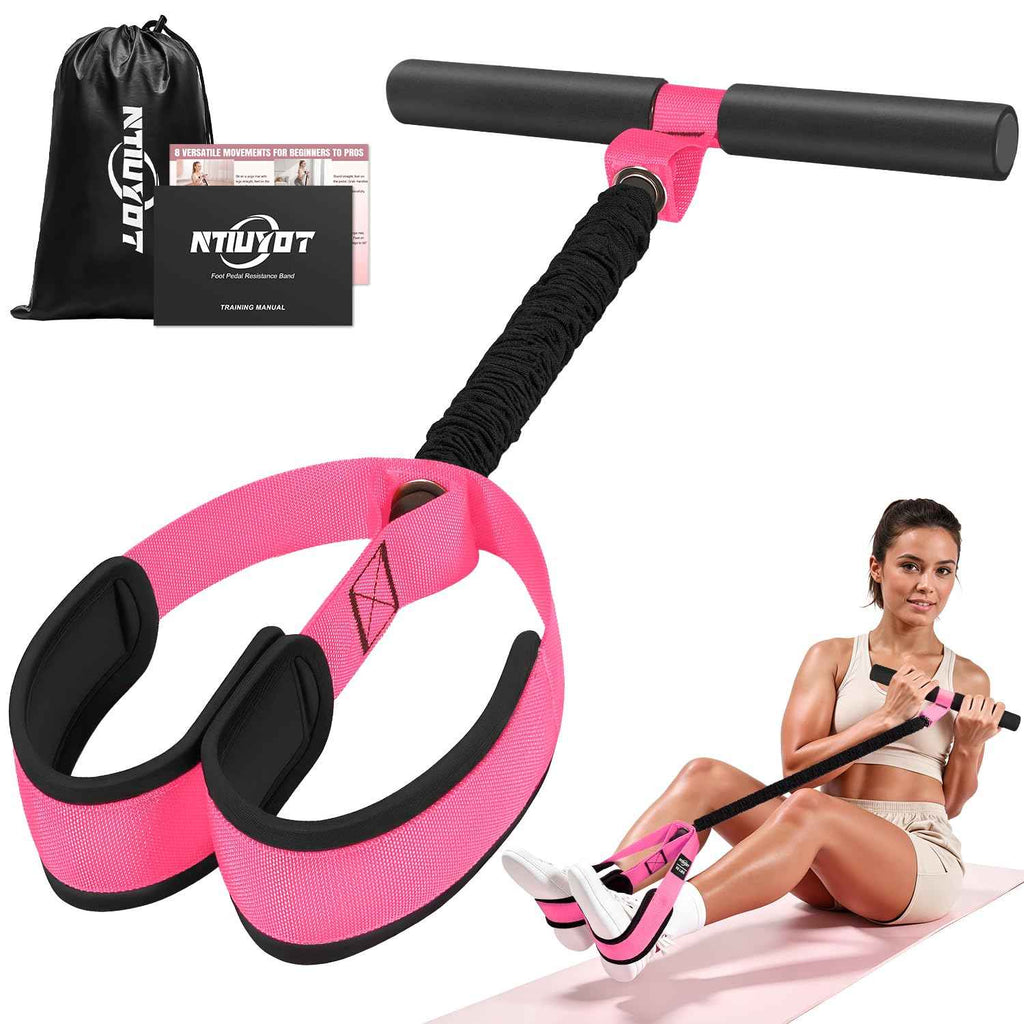 2026 Upgraded Durable Pedal Resistance Band with Handle, Physical Therapy