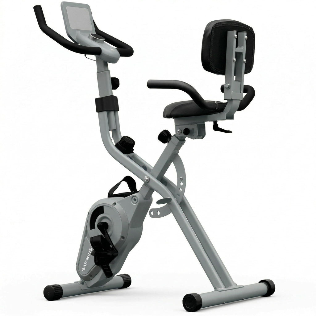 Stationary Exercise Bike for Home Workout, 5 IN 1 Foldable Indoor Cycling Bike