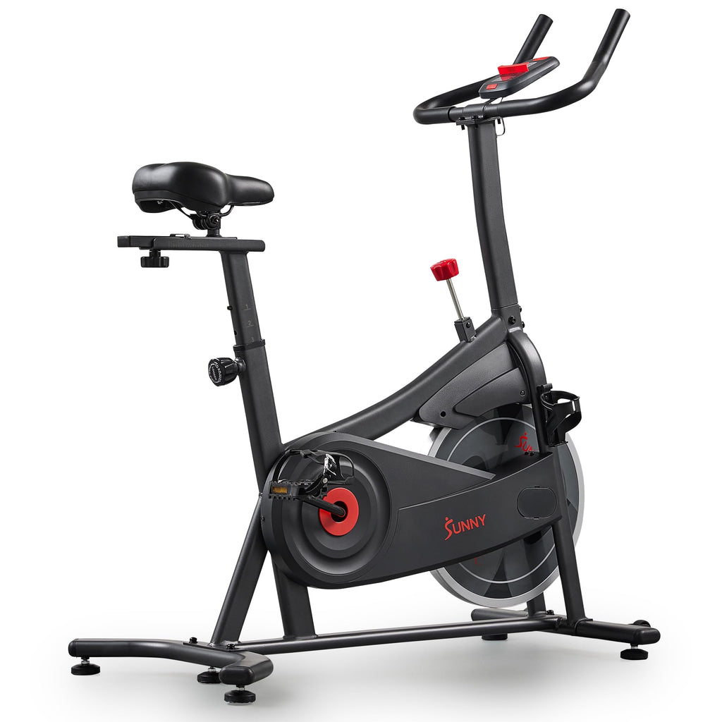 Fitness Smart Magnetic Indoor Cycling Bike, Stationary Exercise Cardio Equipment, Free SunnyFit Training App