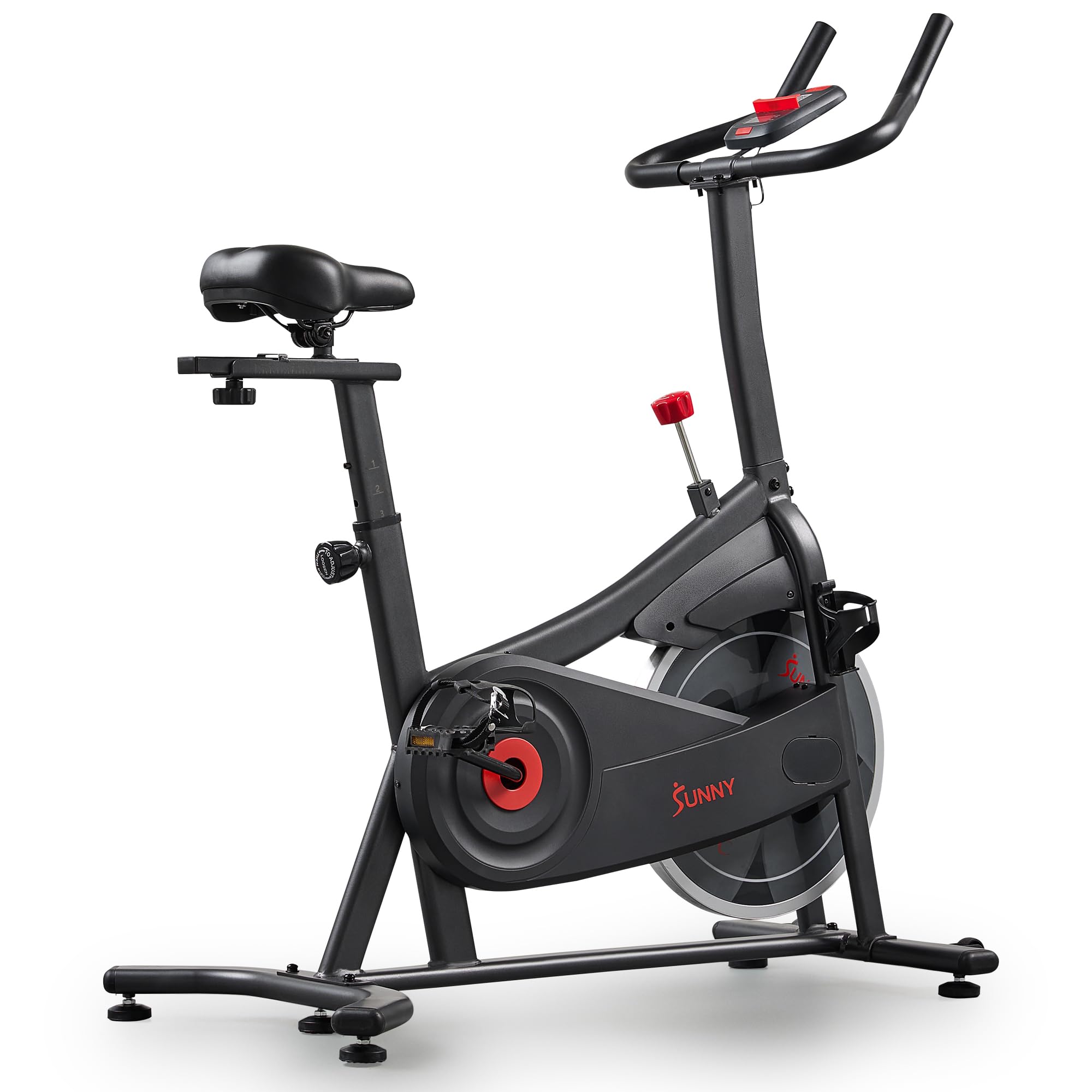 Fitness Smart Magnetic Indoor Cycling Bike, Stationary Exercise Cardio Equipment, Free SunnyFit Training App
