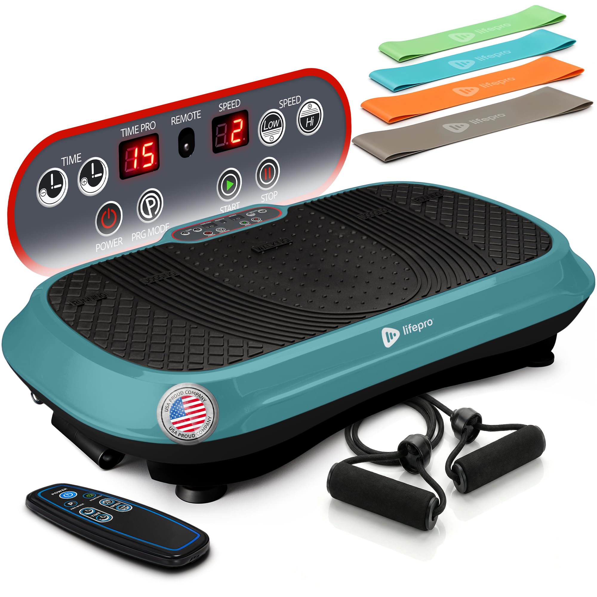 Waver Vibration Plate Exercise Machine – High-Intensity Vibration– Fitness Equipment for Strength & Toning