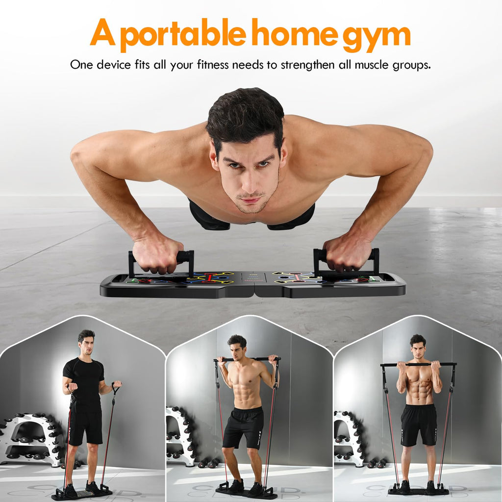 Push Up Board,Home Gym,Portable Exercise Equipment,Full Body Workout at Home