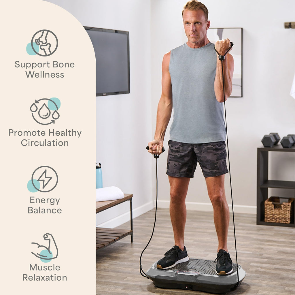 Waver Vibration Plate Exercise Machine – High-Intensity Vibration– Fitness Equipment for Strength & Toning