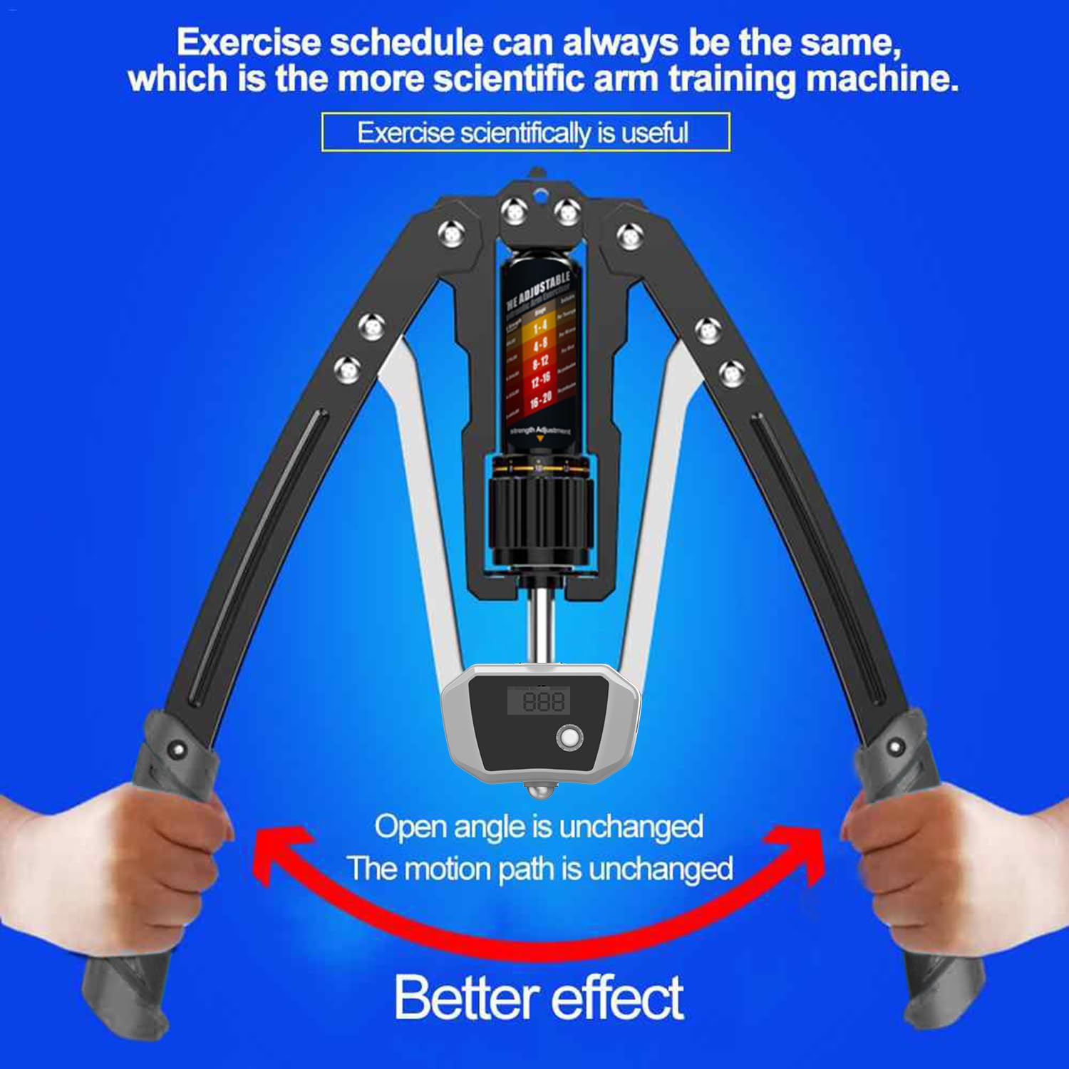 Twister Arm Exerciser - Adjustable 22-440lbs Hydraulic Power,Muscle Training Fitness Equipment, Arm Enhanced Exercise