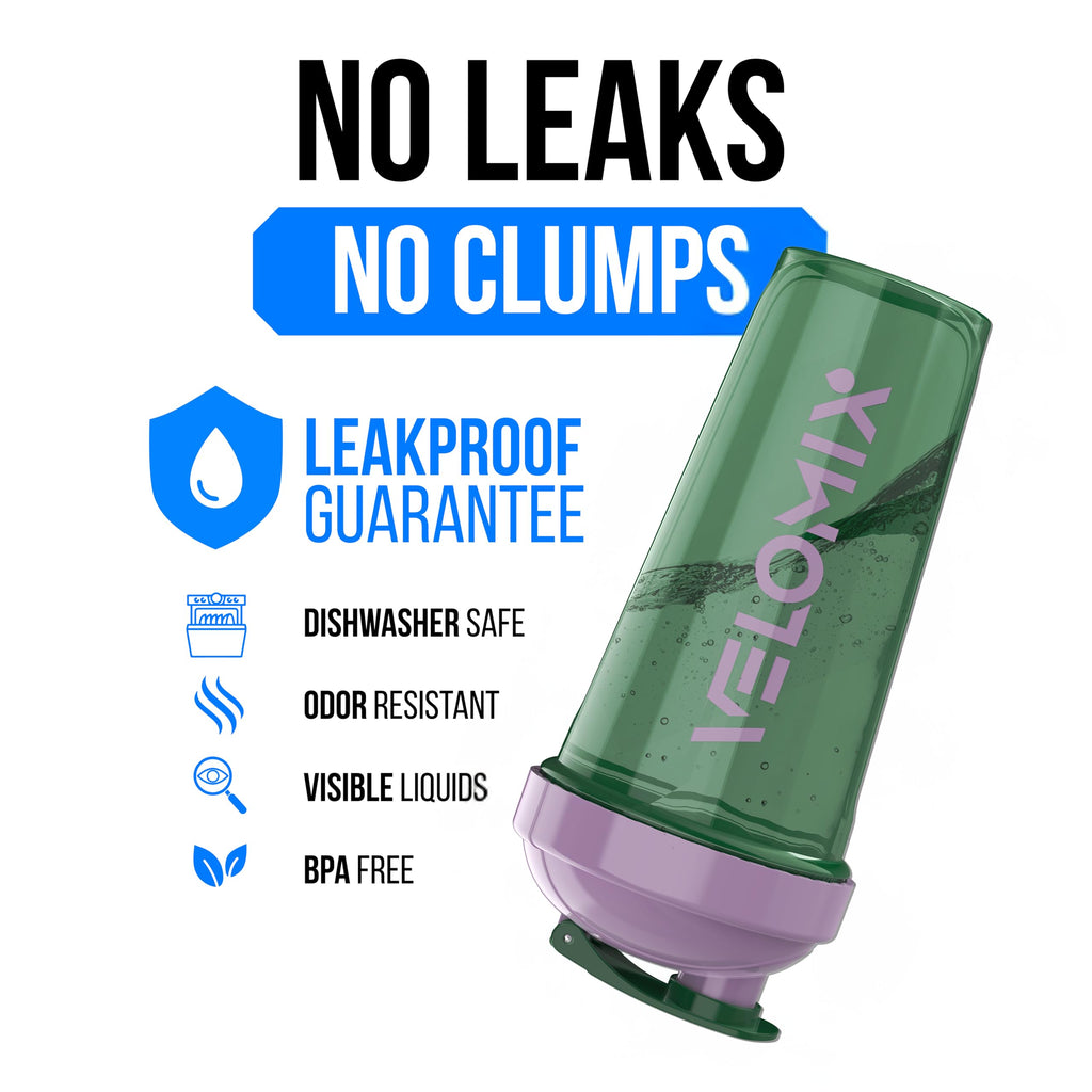 2 Pack- 28 oz Protein Shaker Bottles for Protein Mixes - 2x Wire Whisk | Leak Proof Shaker Cups for Protein Shakes
