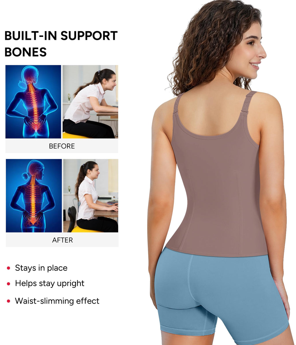 Waist Trainer for Women Corset Shapewear with Zipper
