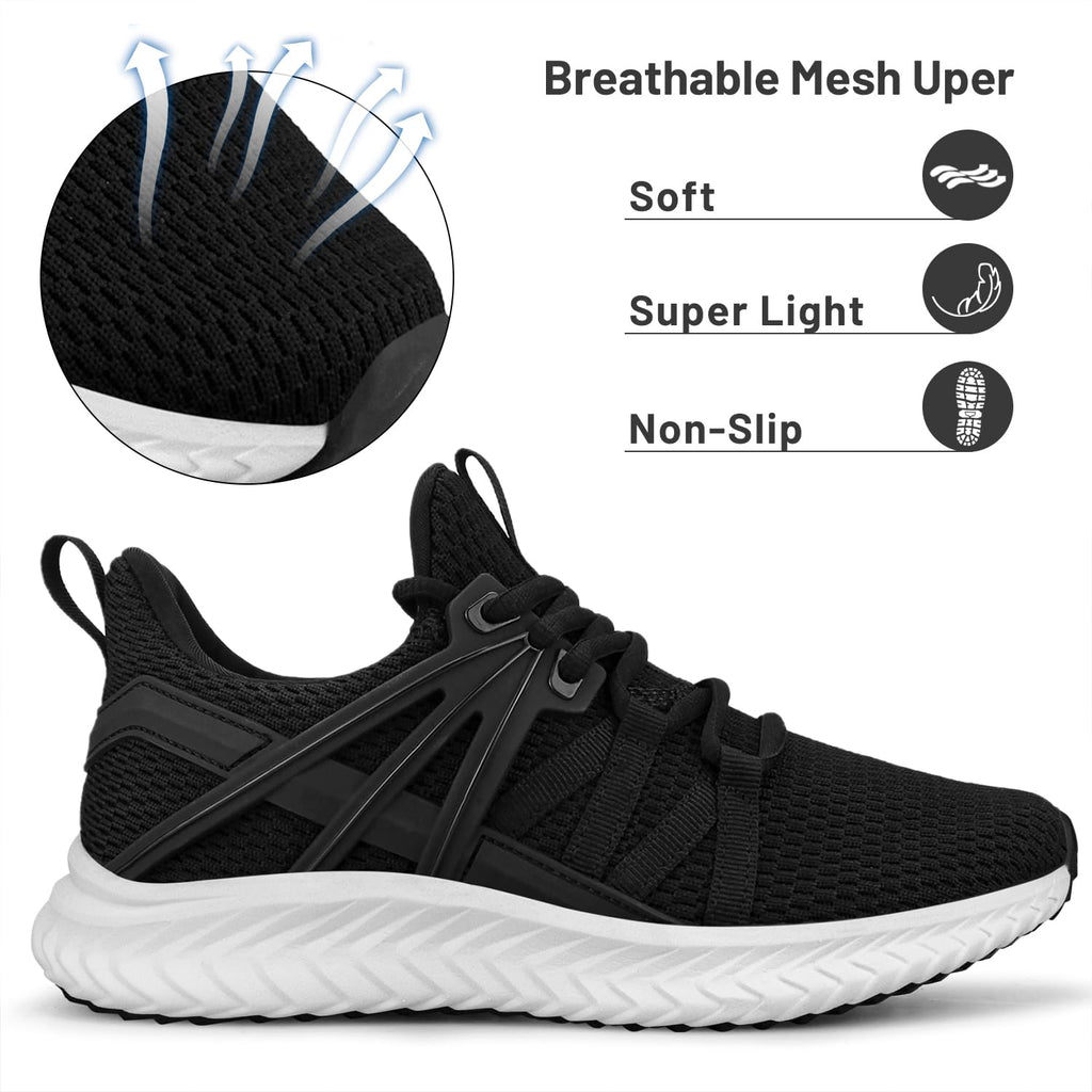 Womens Slip On Sneakers  Walking Tennis Shoes