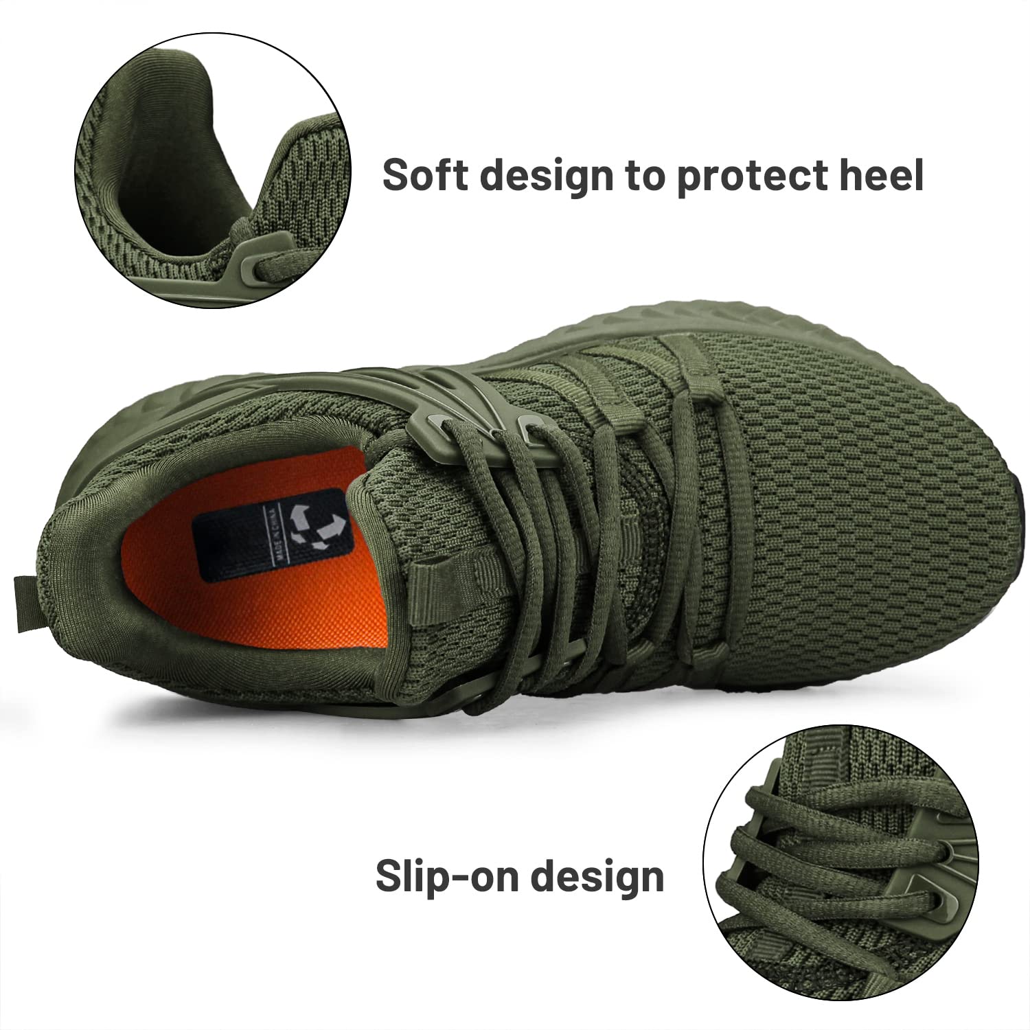 Womens Slip On Sneakers  Walking Tennis Shoes