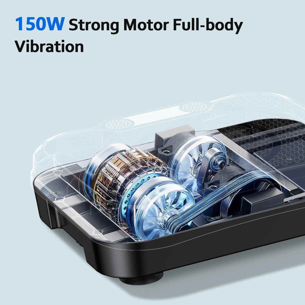 Vibration Plate Exercise Machine, Curved Vibration Plate for Lymphatic Drainage Weight Loss