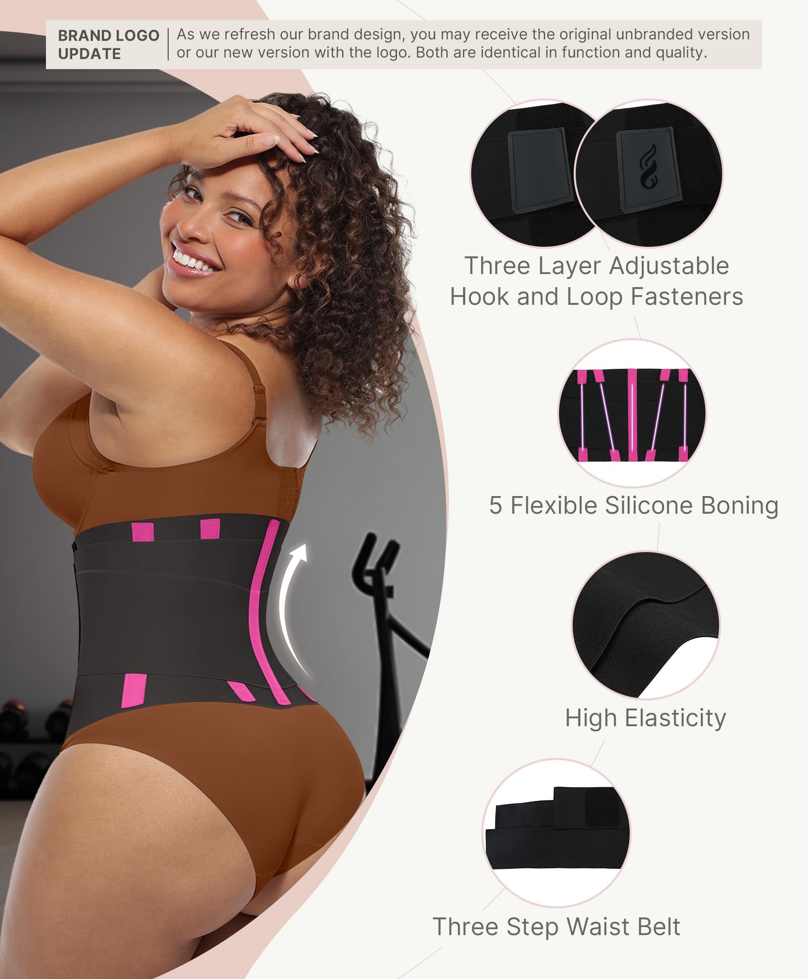 Waist Trainer Belt Waist Cincher Trimmer Ab Belt Tummy Control Body Shaper