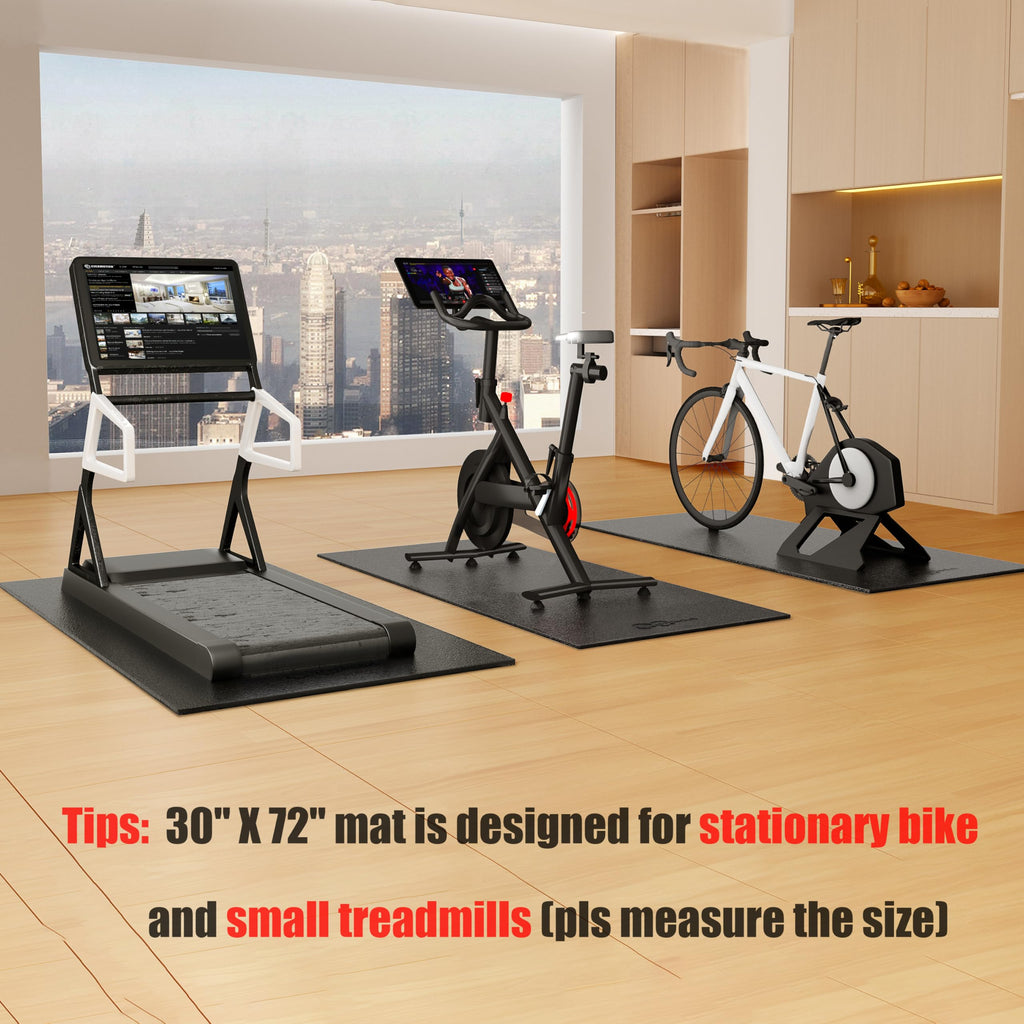 Bike Mat Compatible ,Bike Gym Equipment Hardwood Floor Carpet Protector