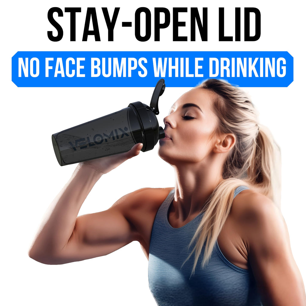 2 Pack- 28 oz Protein Shaker Bottles for Protein Mixes - 2x Wire Whisk | Leak Proof Shaker Cups for Protein Shakes