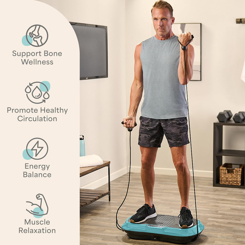 Waver Vibration Plate Exercise Machine – High-Intensity Vibration– Fitness Equipment for Strength & Toning