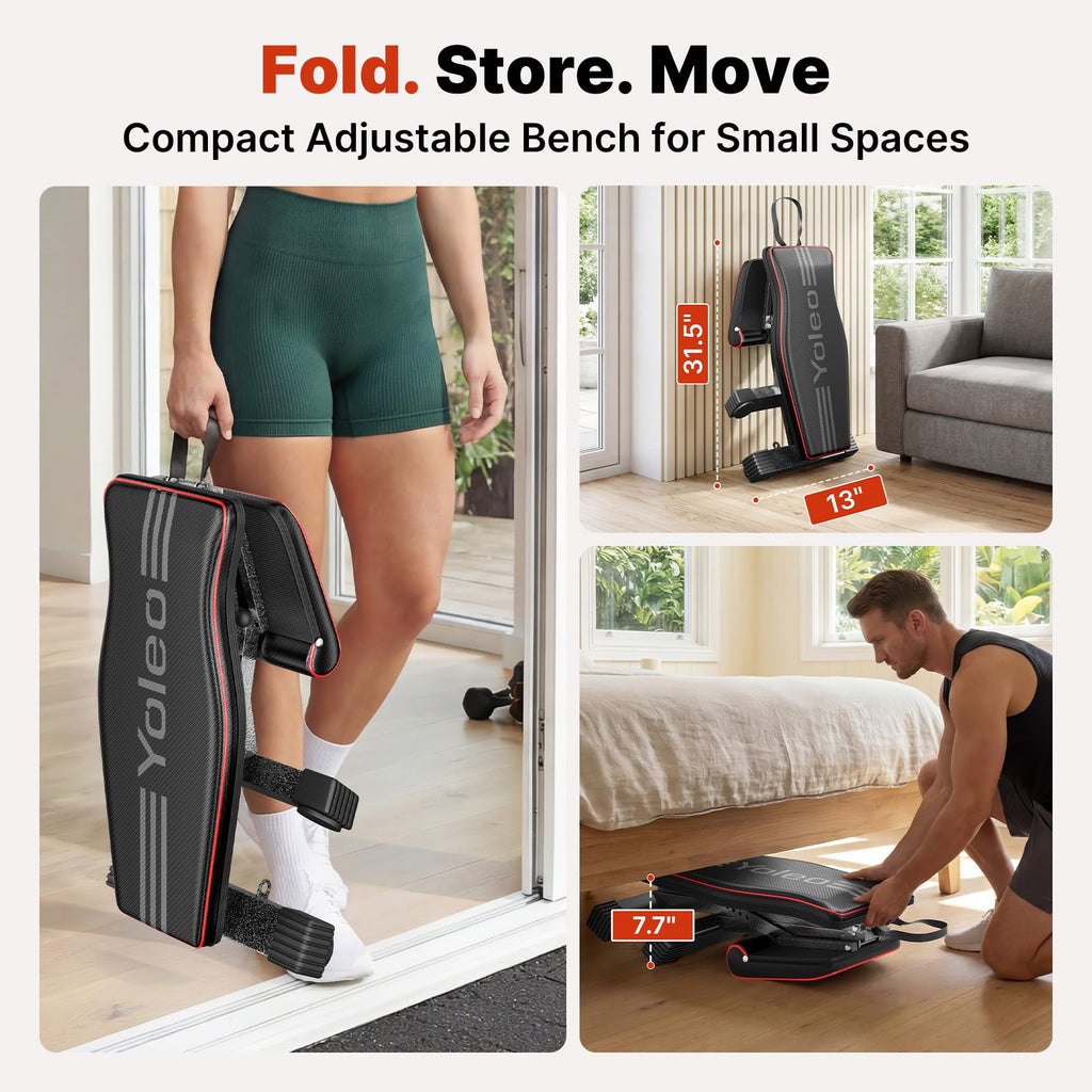 Adjustable Weight Bench for Home Gym