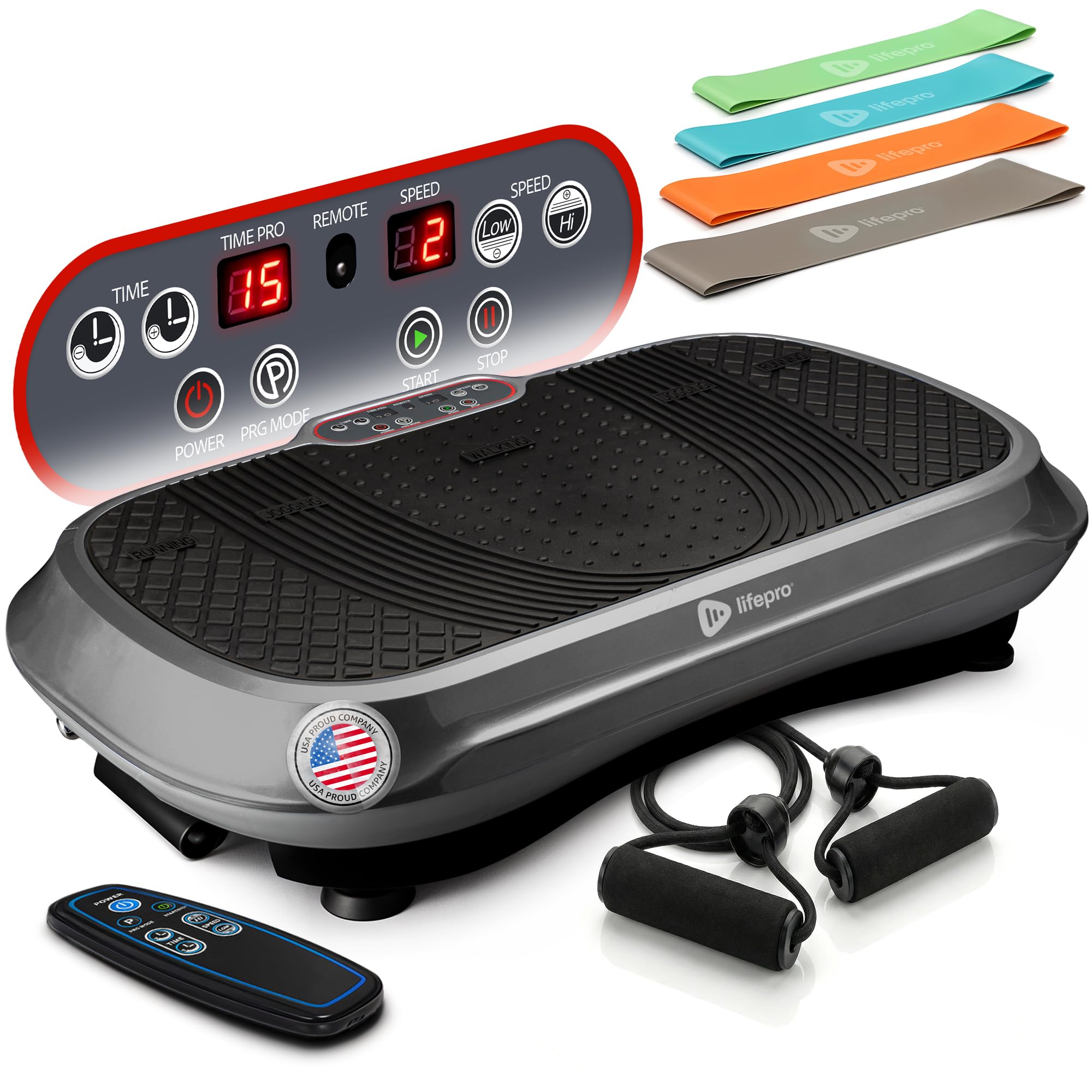 Waver Vibration Plate Exercise Machine – High-Intensity Vibration– Fitness Equipment for Strength & Toning