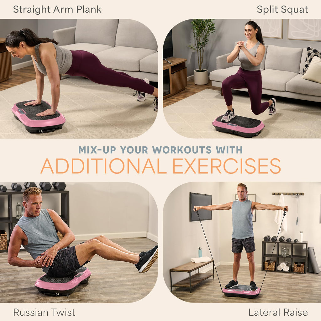 Waver Vibration Plate Exercise Machine – High-Intensity Vibration– Fitness Equipment for Strength & Toning