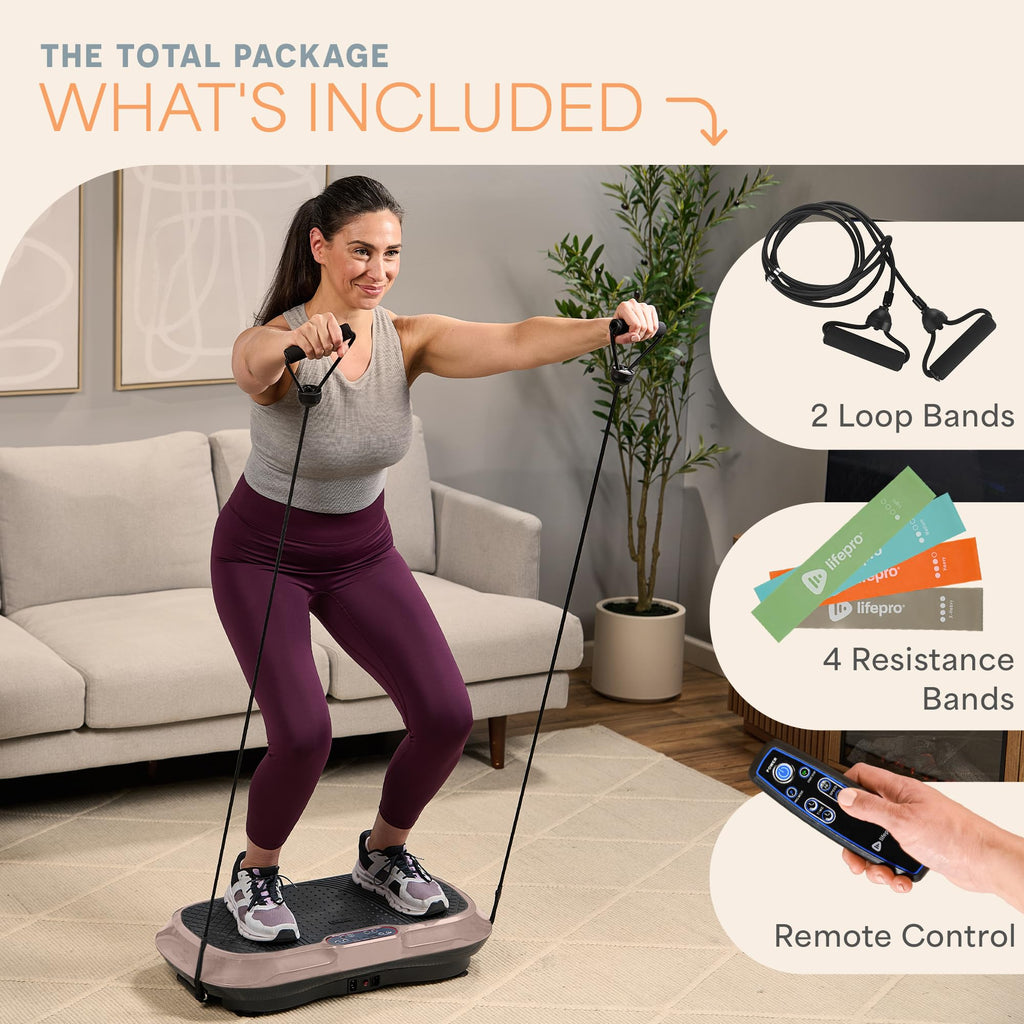 Waver Vibration Plate Exercise Machine – High-Intensity Vibration– Fitness Equipment for Strength & Toning