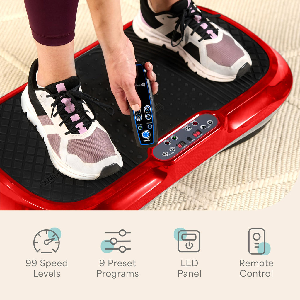 Waver Vibration Plate Exercise Machine – High-Intensity Vibration– Fitness Equipment for Strength & Toning