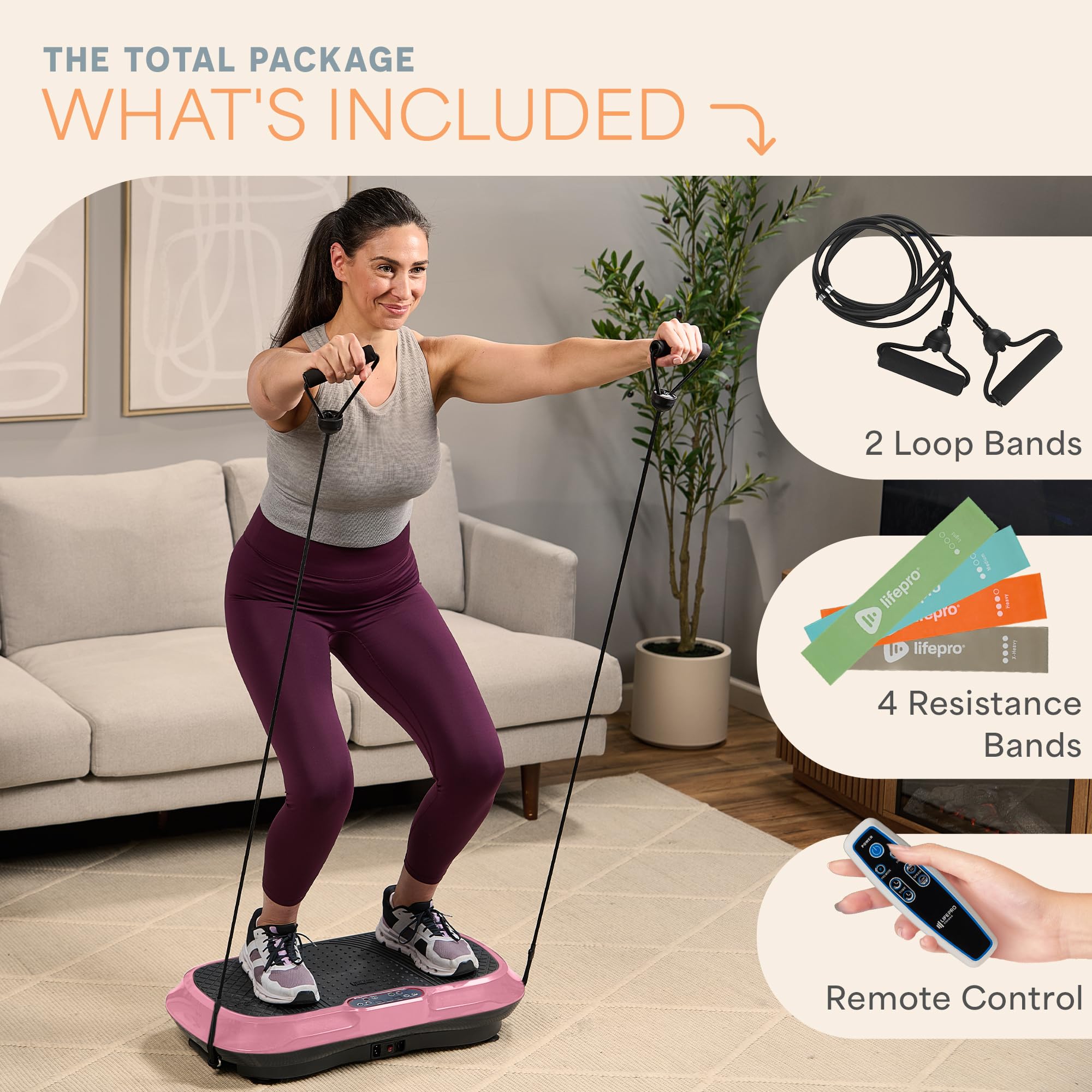 Waver Vibration Plate Exercise Machine – High-Intensity Vibration– Fitness Equipment for Strength & Toning