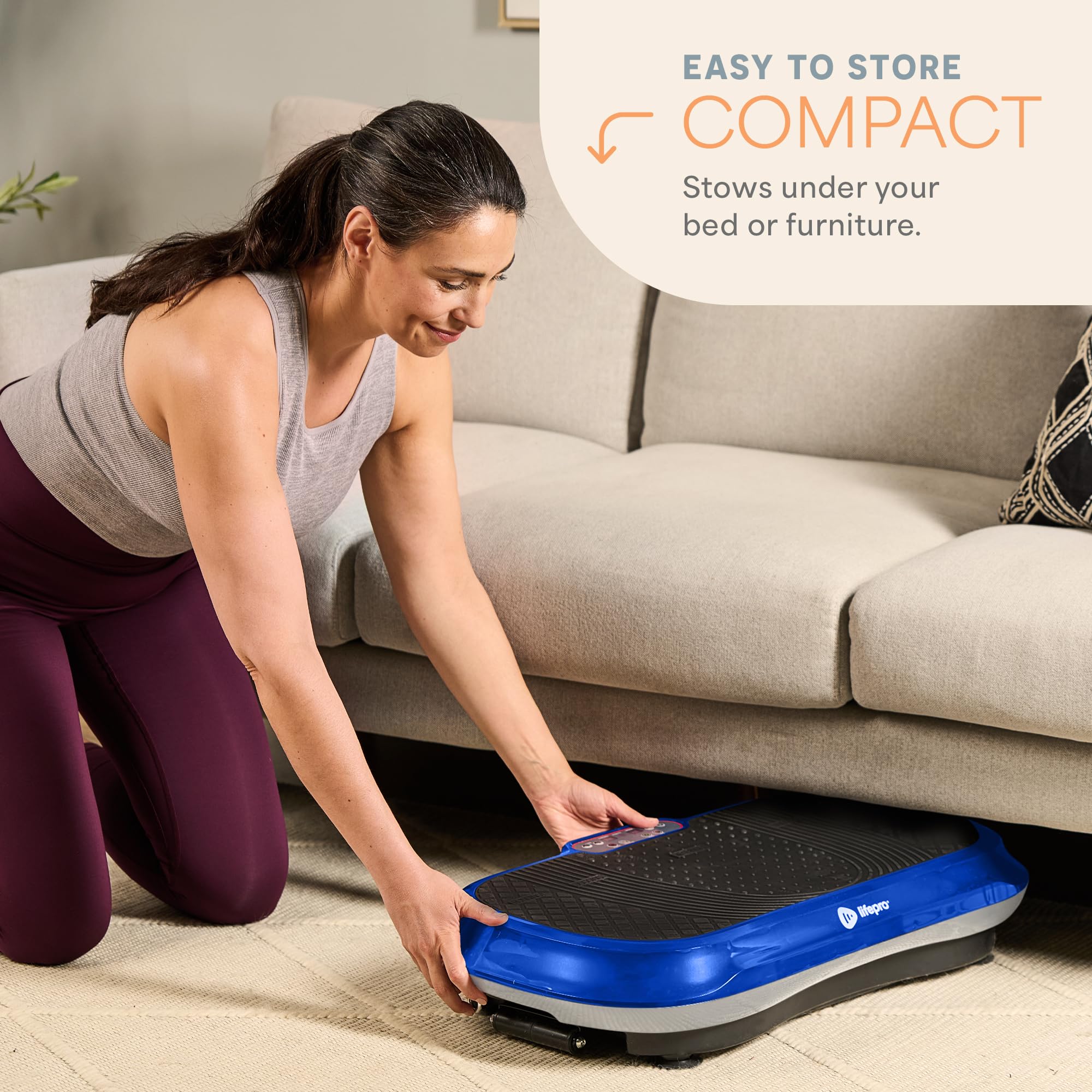 Waver Vibration Plate Exercise Machine – High-Intensity Vibration– Fitness Equipment for Strength & Toning