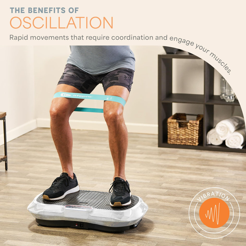 Waver Vibration Plate Exercise Machine – High-Intensity Vibration– Fitness Equipment for Strength & Toning