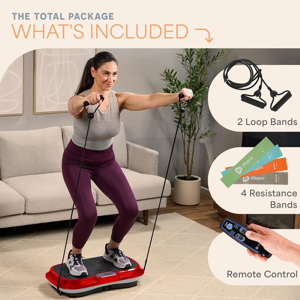 Waver Vibration Plate Exercise Machine – High-Intensity Vibration– Fitness Equipment for Strength & Toning