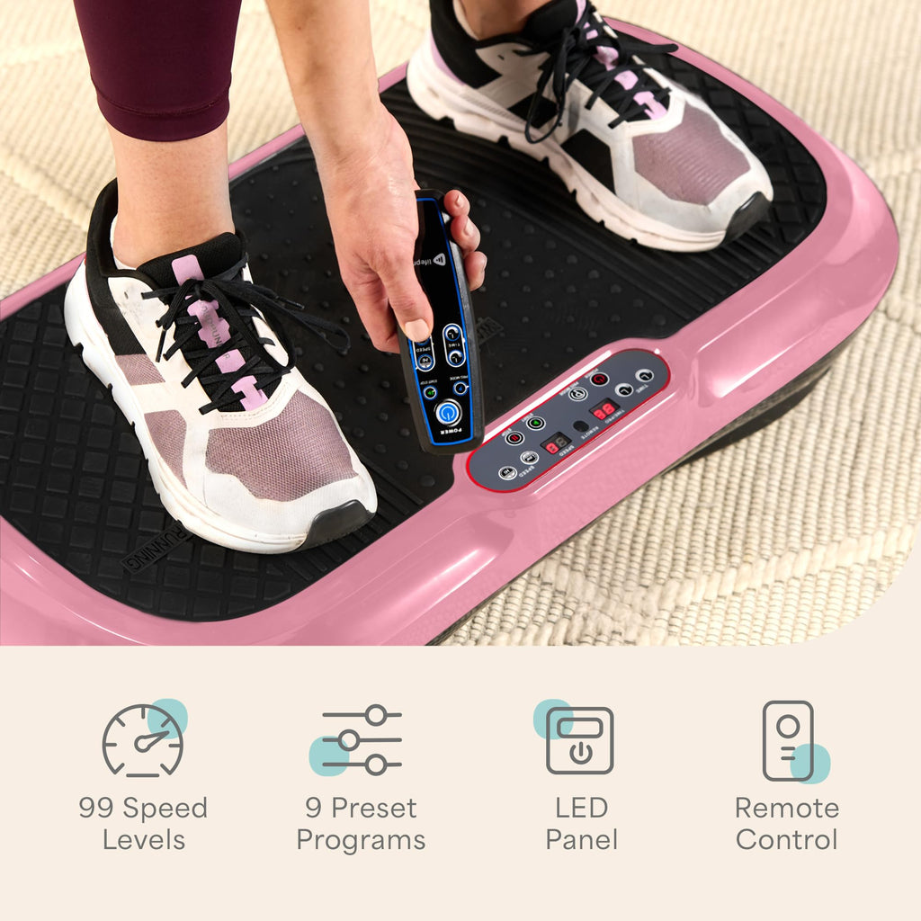 Waver Vibration Plate Exercise Machine – High-Intensity Vibration– Fitness Equipment for Strength & Toning