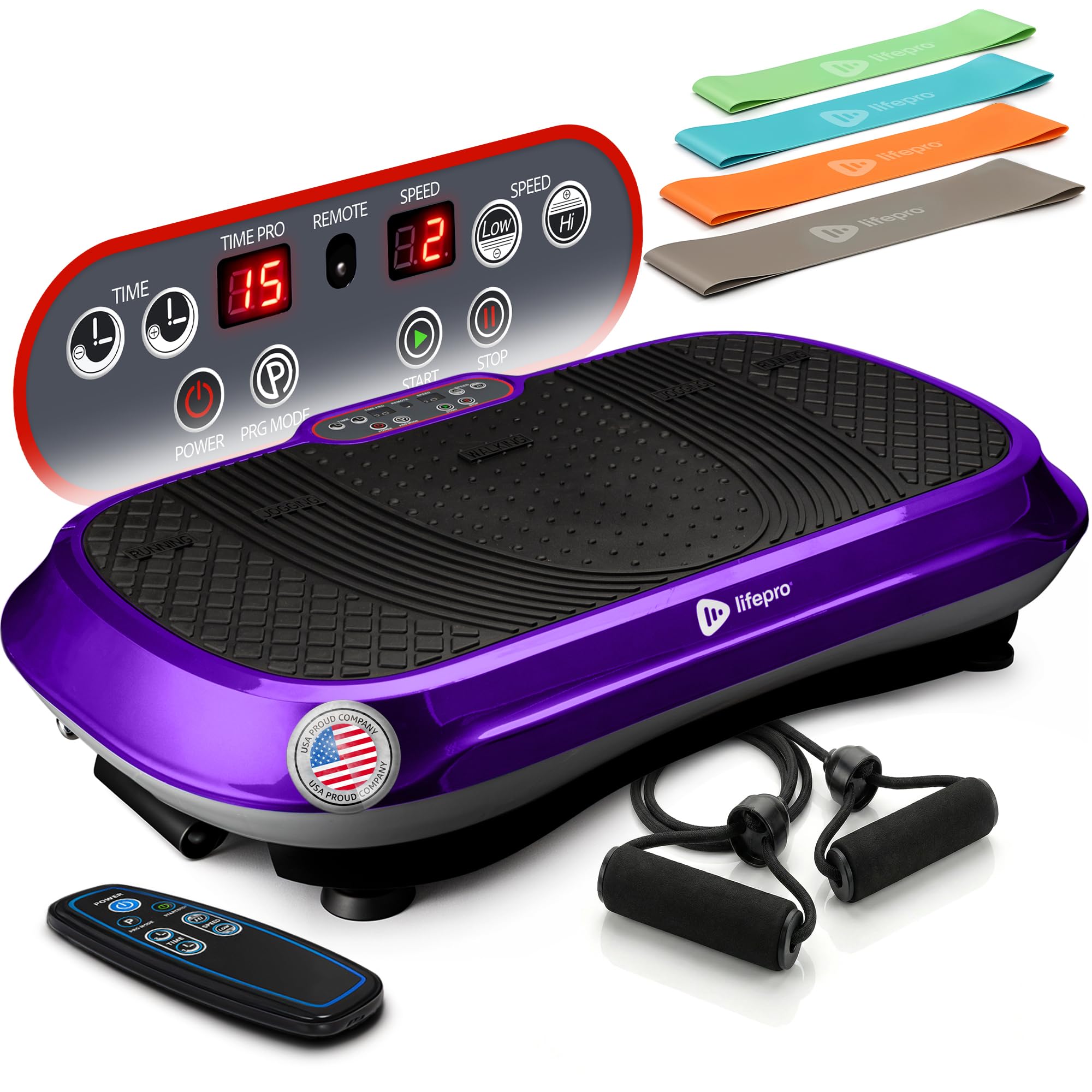 Waver Vibration Plate Exercise Machine – High-Intensity Vibration– Fitness Equipment for Strength & Toning