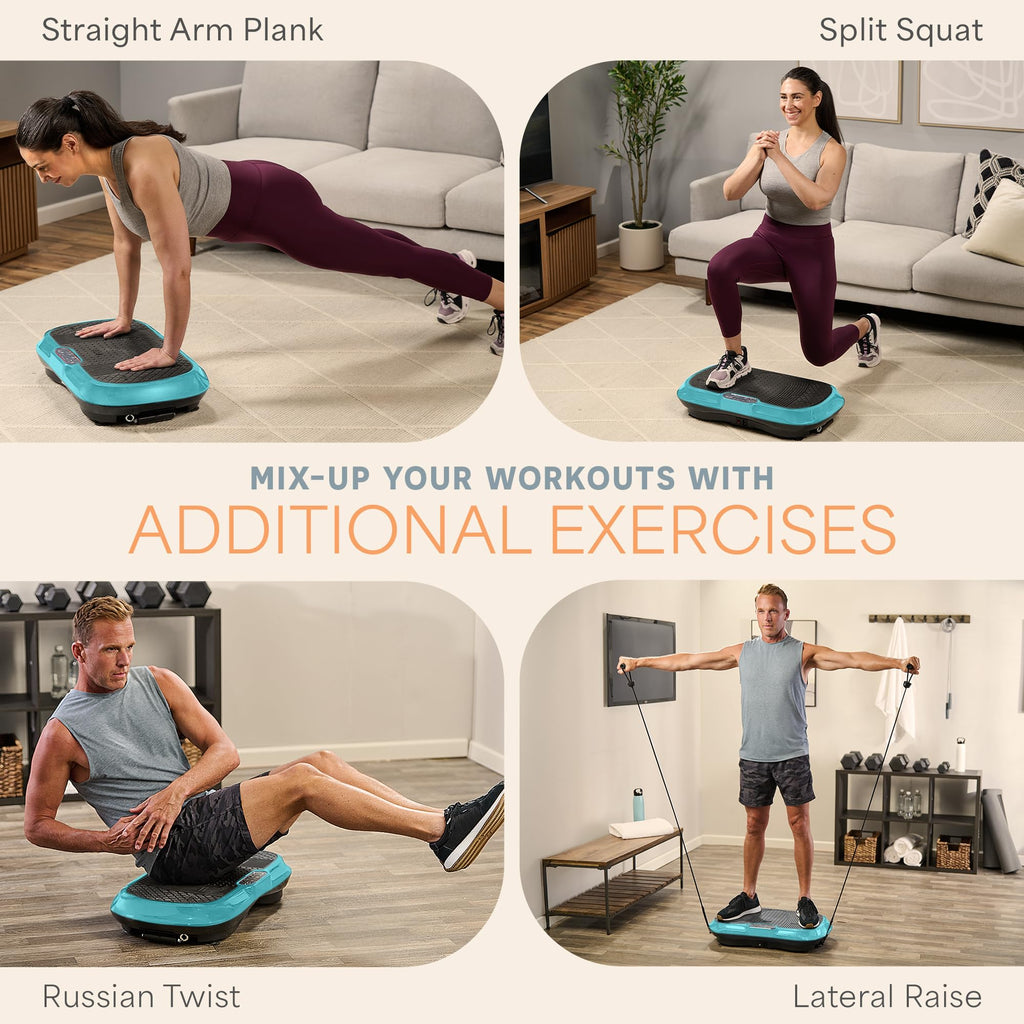 Waver Vibration Plate Exercise Machine – High-Intensity Vibration– Fitness Equipment for Strength & Toning