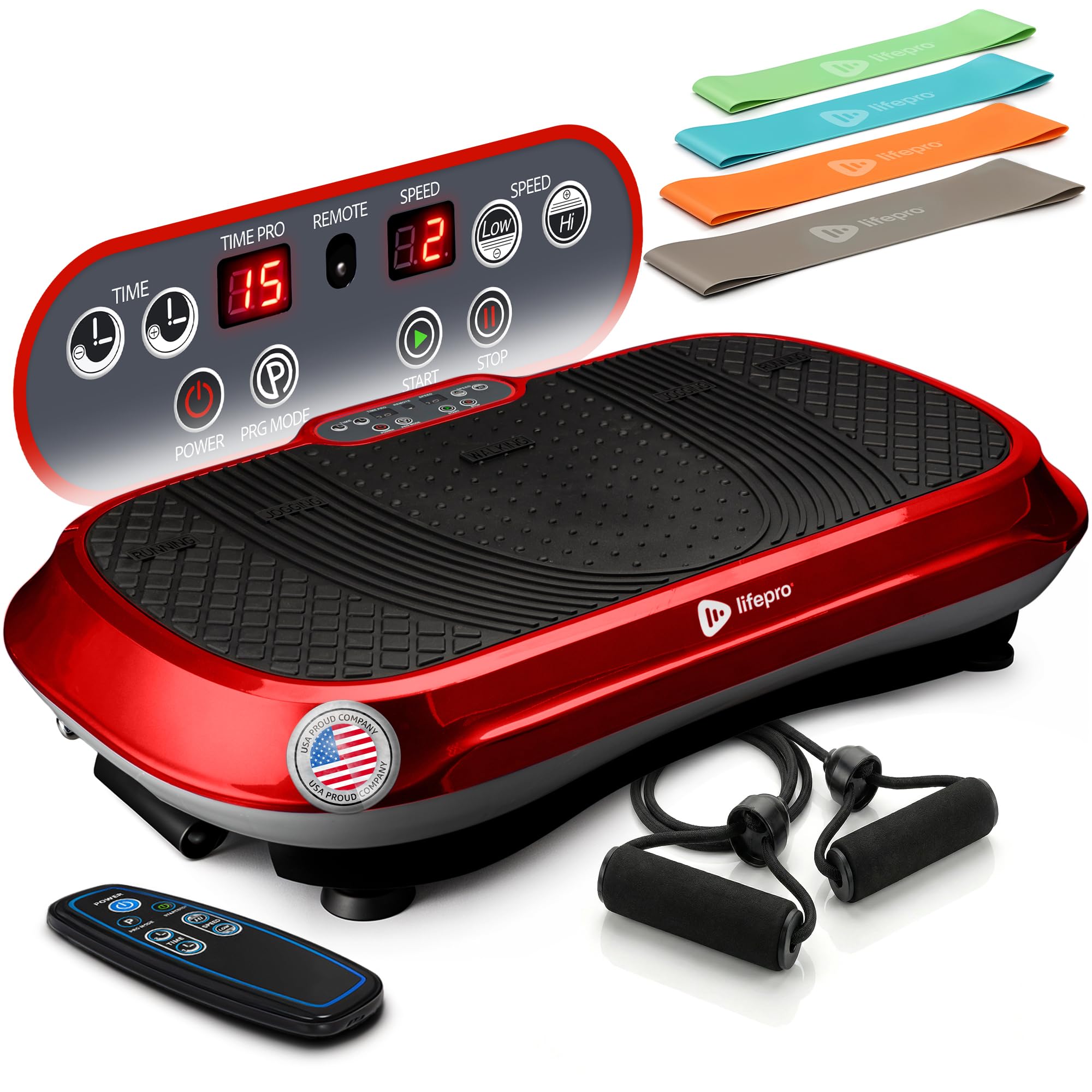Waver Vibration Plate Exercise Machine – High-Intensity Vibration– Fitness Equipment for Strength & Toning