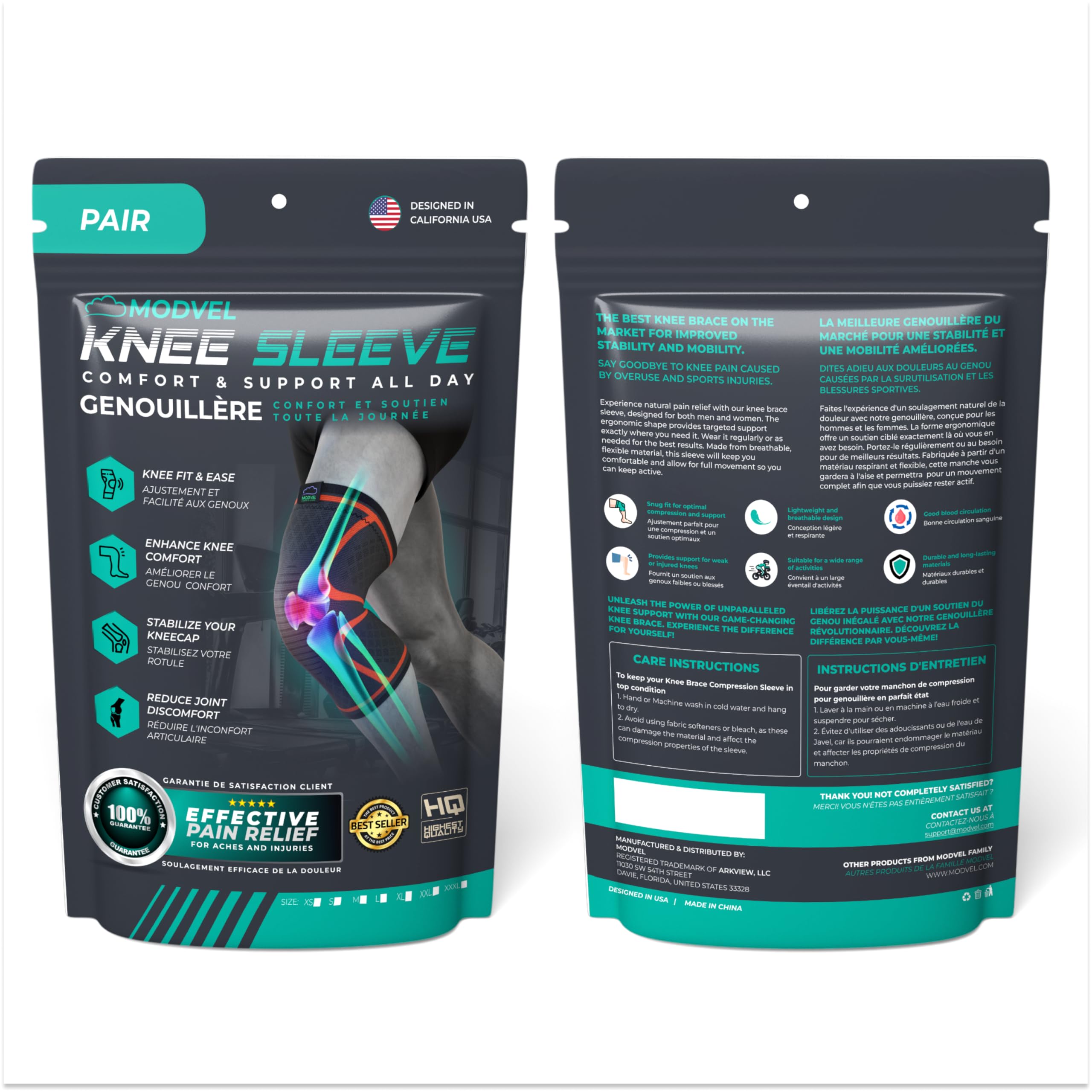 Compression Knee Brace for Women & Men