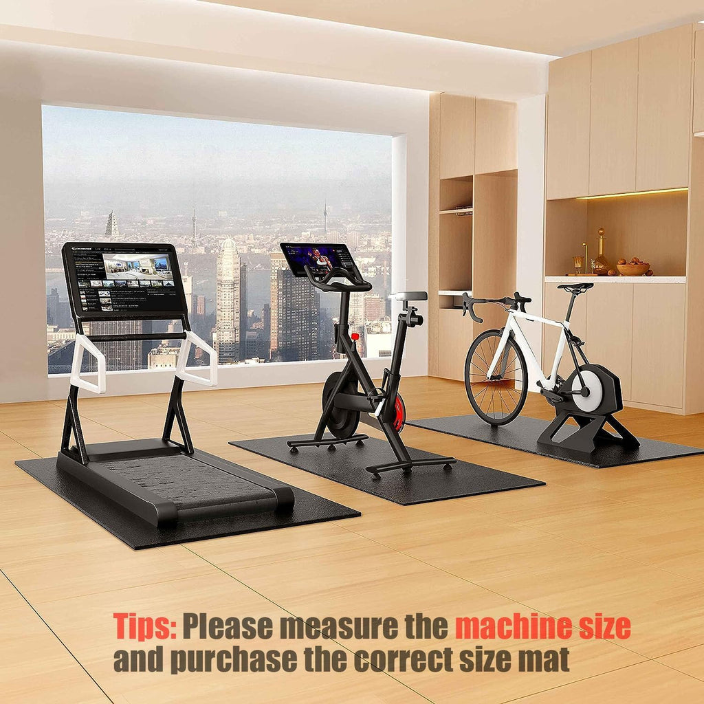 Bike Mat Compatible ,Bike Gym Equipment Hardwood Floor Carpet Protector