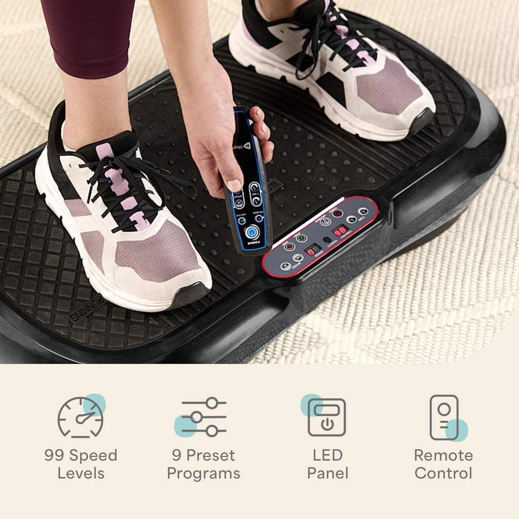 Waver Vibration Plate Exercise Machine – High-Intensity Vibration– Fitness Equipment for Strength & Toning