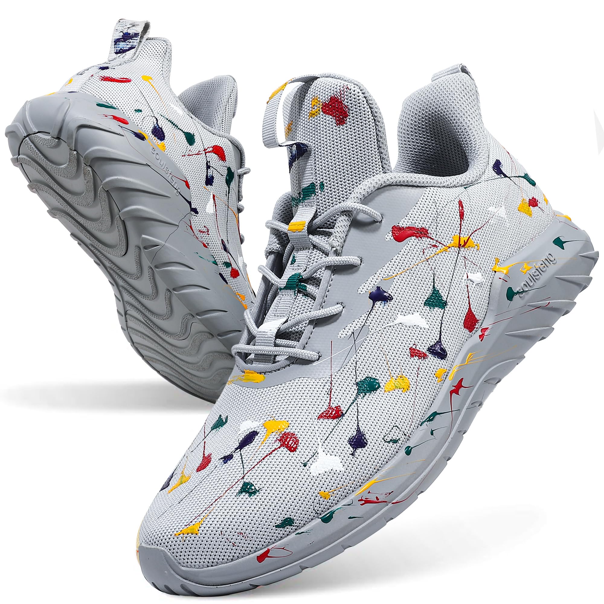 Mens Running Shoes Lightweight Fashion Stylish