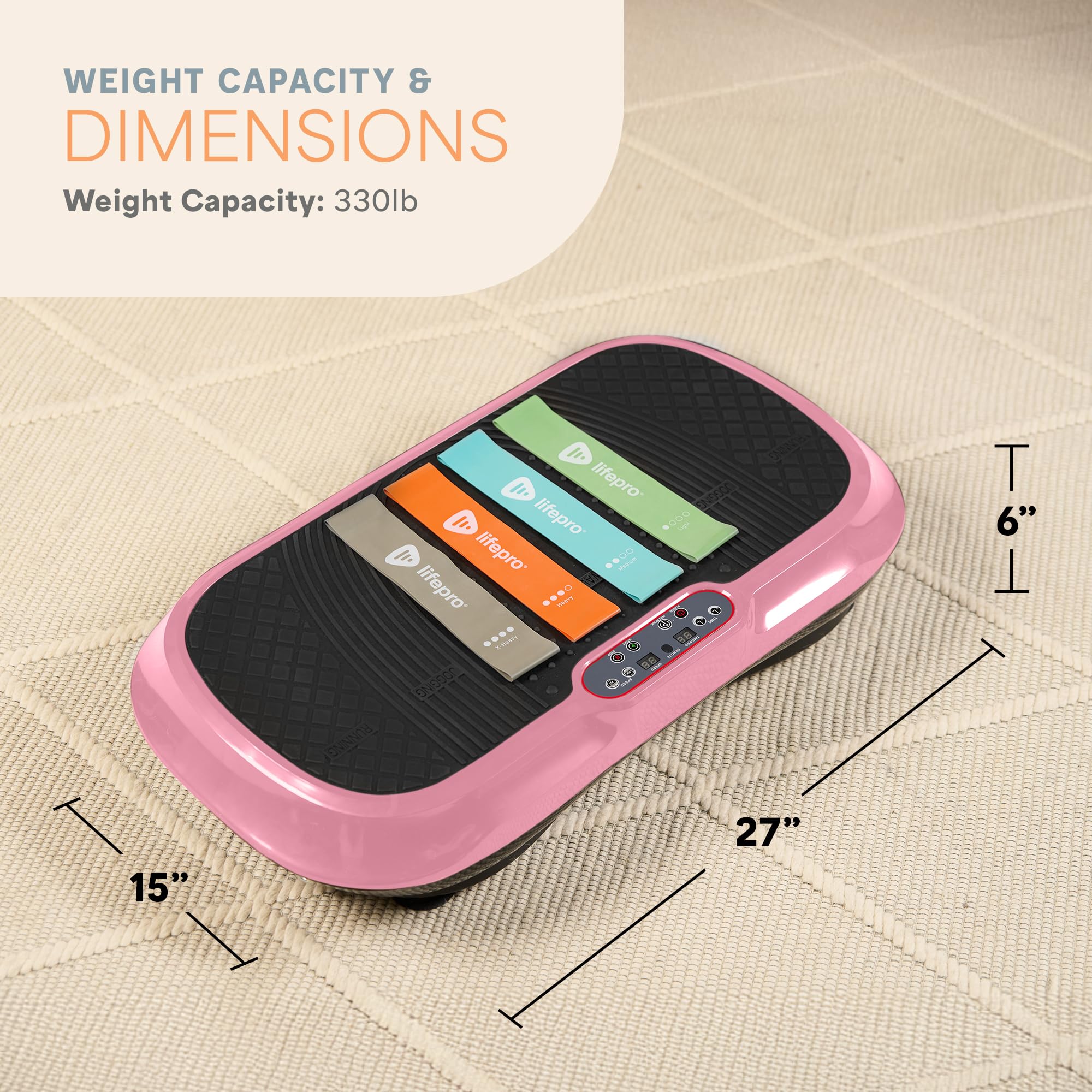 Waver Vibration Plate Exercise Machine – High-Intensity Vibration– Fitness Equipment for Strength & Toning