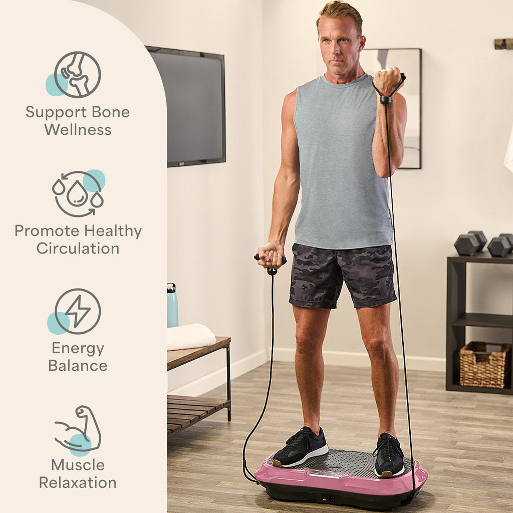 Waver Vibration Plate Exercise Machine – High-Intensity Vibration– Fitness Equipment for Strength & Toning